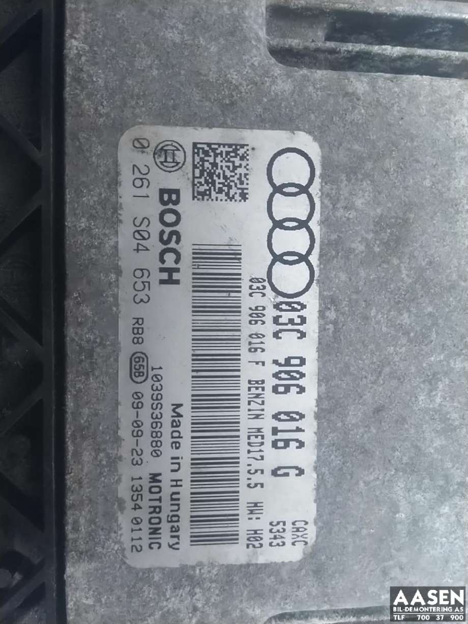 Styreenhet motor til Audi A3 2009-2012 (Type II, Fase 2) (03C 906 016 G|)