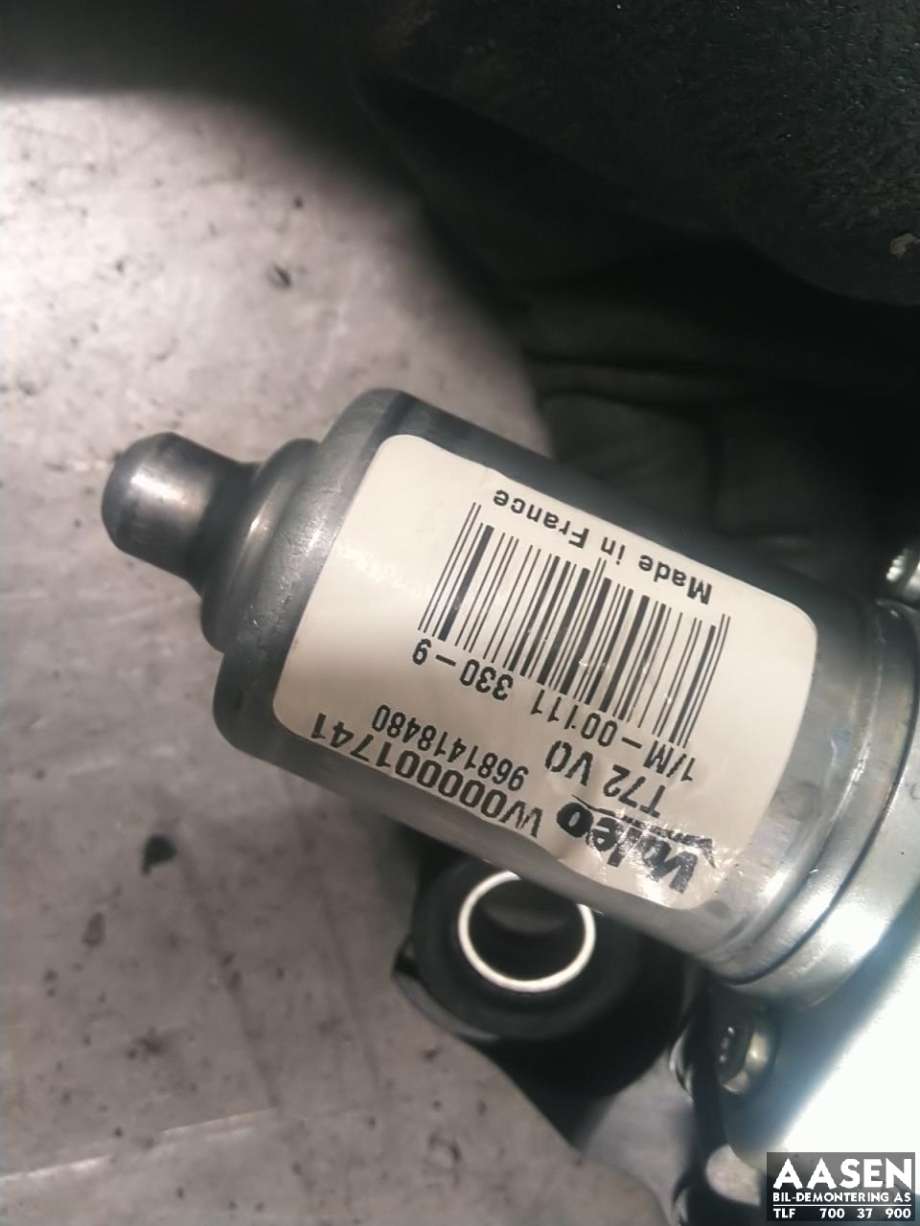 Viskermotor bakrute til Peugeot 308 2007-2011 (Type I, Fase 1)  (6405 KQ|)