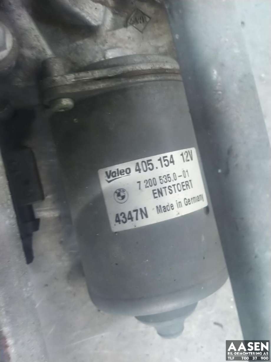 Viskermotor frontrute komplett m/overføring til BMW X5 2007-2013 (E70) (E70) (61 61 7 200 510|)