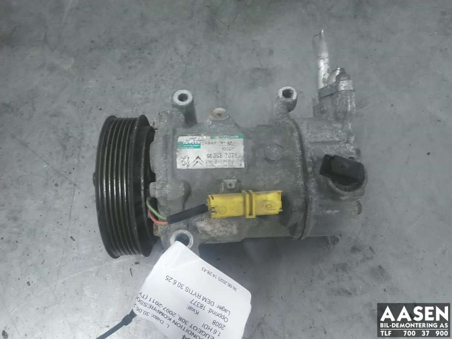 Aircondition kompressor til Peugeot 308 2007-2011 (Type I, Fase 1) (6453 ZE|6453 ZT|)