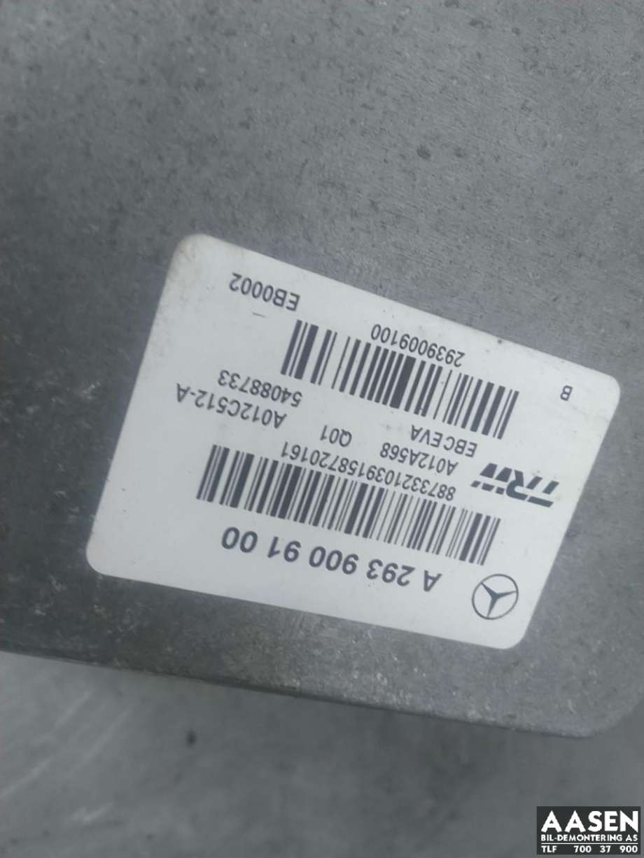 ABS sentral til Mercedes EQC 2019-->>  (A 293 900 01 01|)