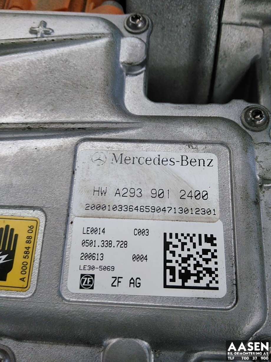 Motor elbil bak til Mercedes EQC 2019-->> (A 293 340 37 00|A 293 340 51 00|A 293 340 64 00)