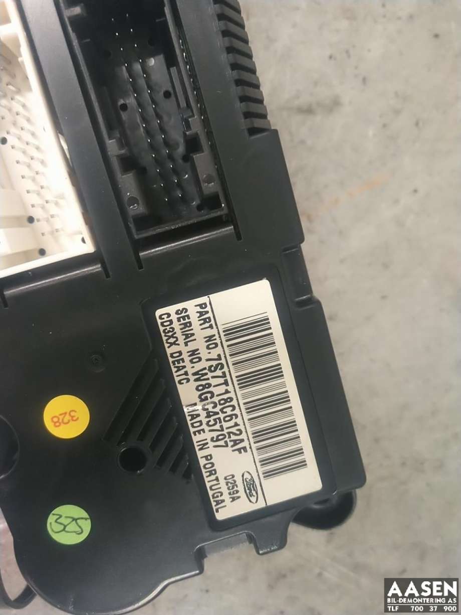 Varmeapparat betjening til Ford S-Max 2006-2010 (Type I, Fase 1)  (1676129|)