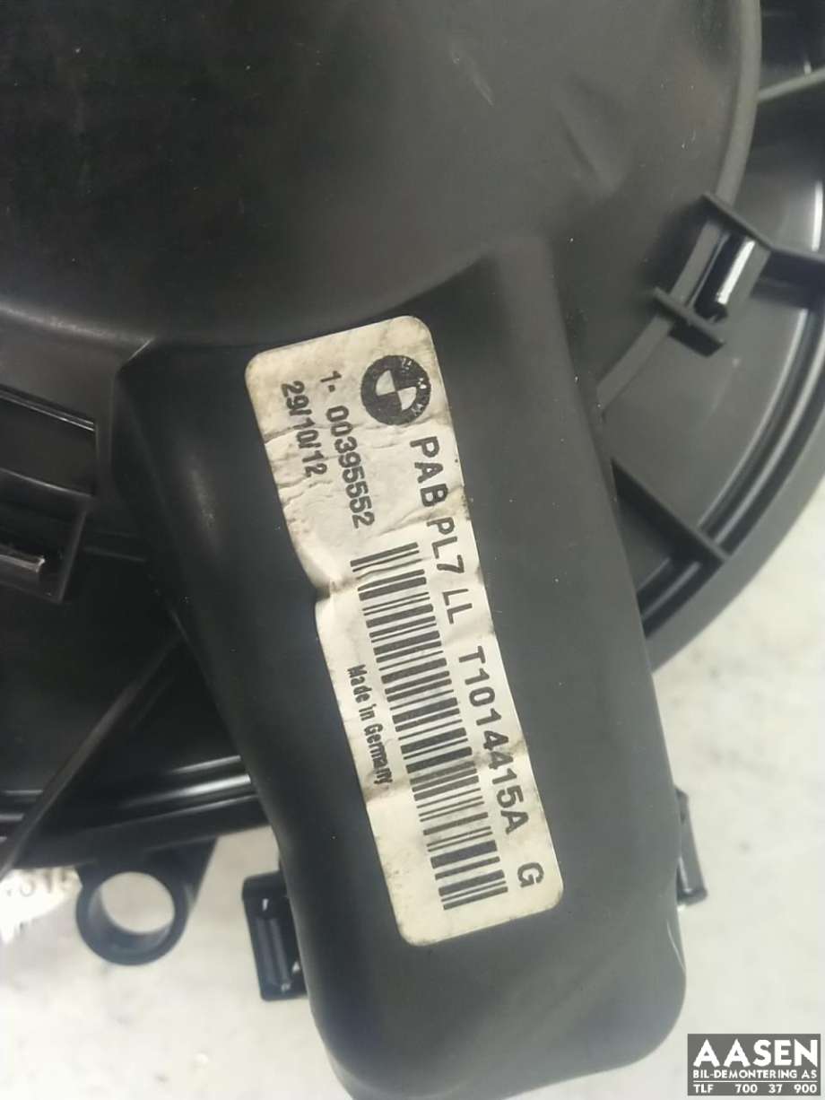 Varmeapparat motor til BMW 1-Serie 2011-2015 (Fase 1) (F20/F21) (F20/F21) (64 11 9 350 395|)
