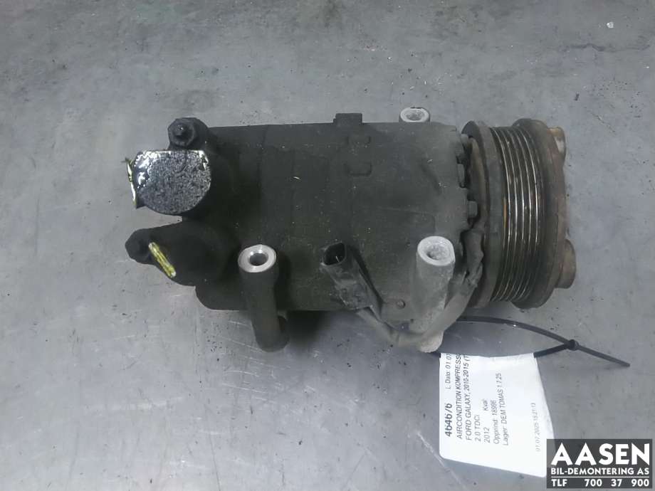 Aircondition kompressor til Ford Galaxy 2010-2015 (Type III, Fase 2) (1852378|1901461|)