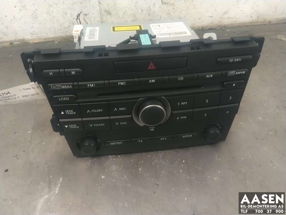 Bilstereo til Mazda CX-7, 2007-2012