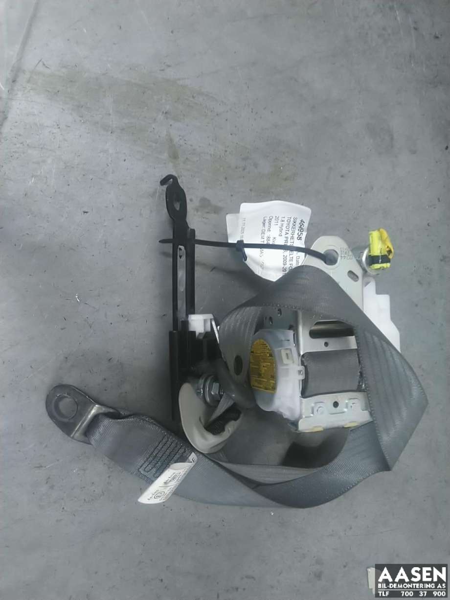 Sikkerhetsbelte foran venstre til Toyota Prius 2009-2016 (Type III) (COMBI) (COMBI) (7322047111B0|7322047115B0|)