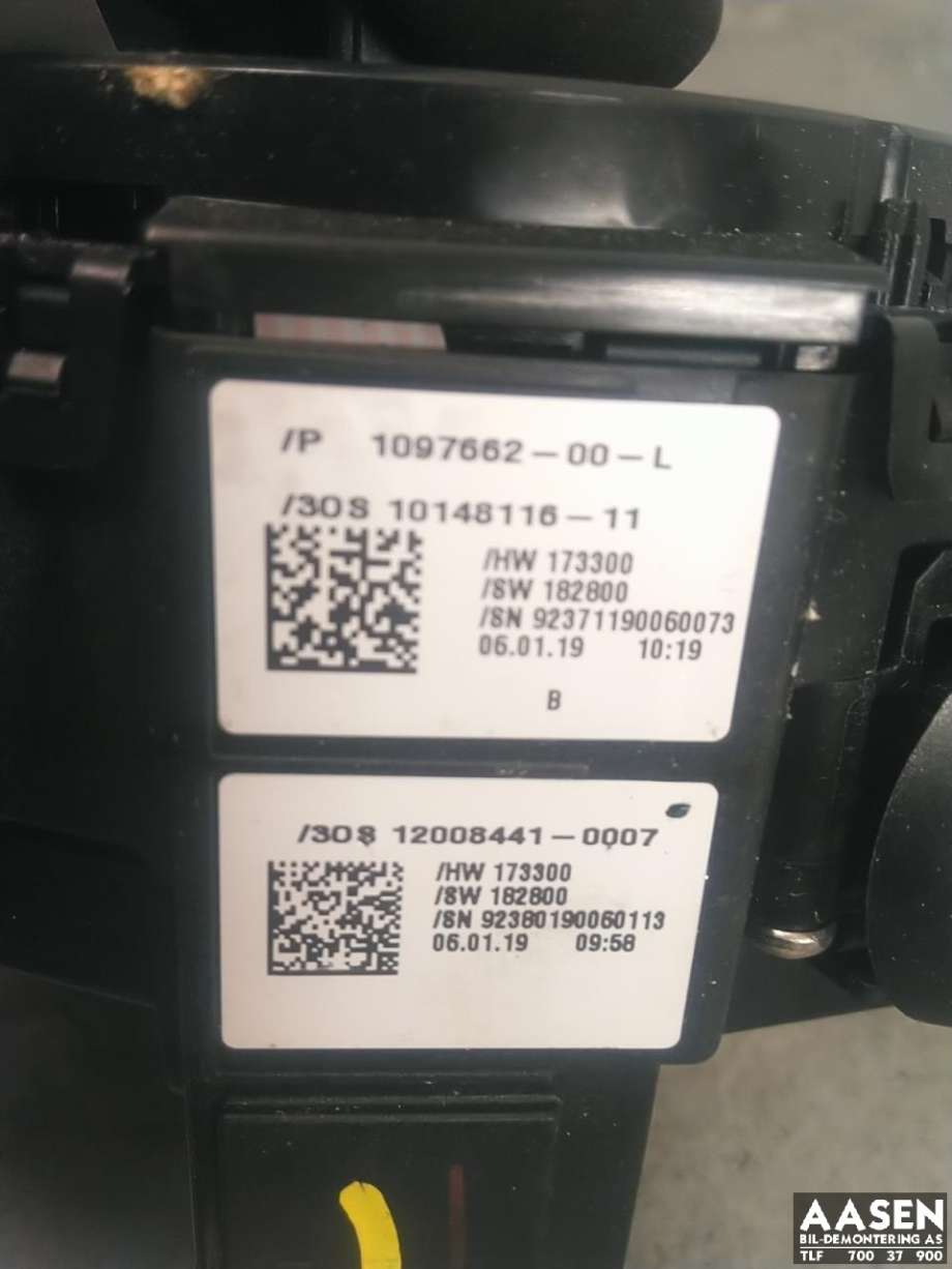 Bryter combi til Tesla Model 3 2018-2023 (Fase 1)  (1097662-00-L|)