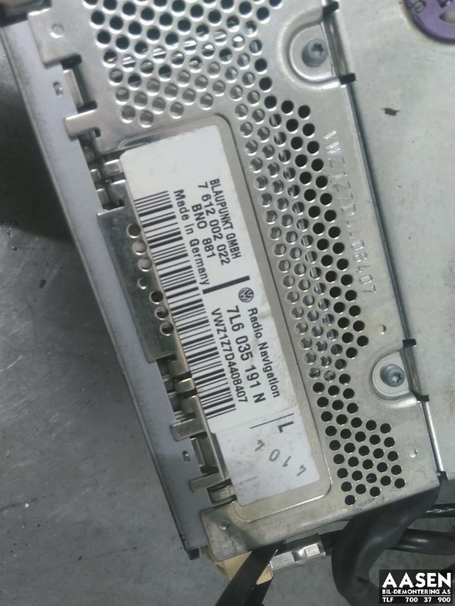 Bilstereo til VW Touareg 2003-2007 (Type I, Fase 1)  (7L6 035 191 N|)