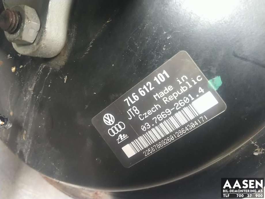 Bremsekraft-forsterker til VW Touareg 2003-2007 (Type I, Fase 1) (7L6 612 105|7L6 612 105 D|)