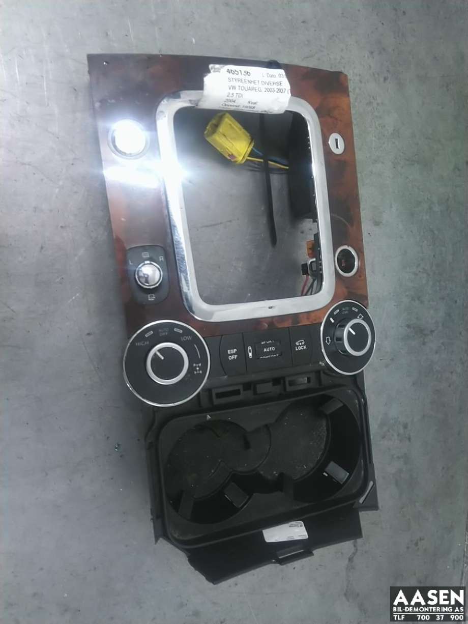 Bryter diverse til VW Touareg, 2003-2007 (Type I, Fase 1)  (7L6 941 435 R)