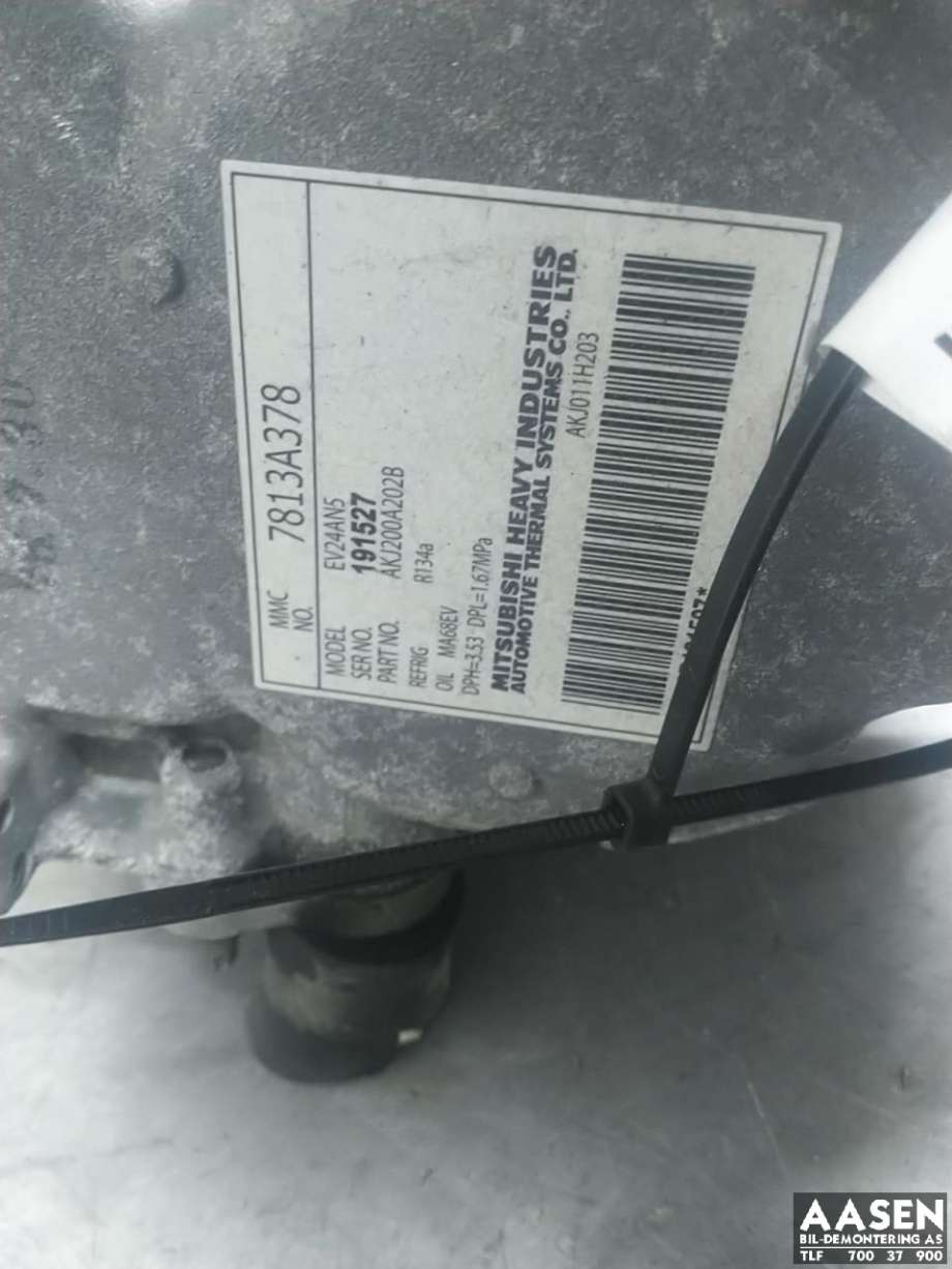 Aircondition kompressor hybrid til Mitsubishi Outlander 2015-->> (Type III, Fase 2)  (7813A483|)