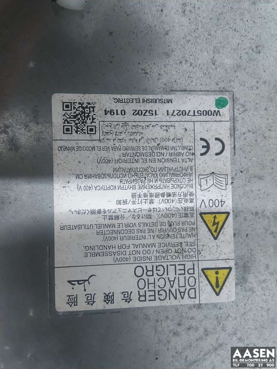 Batterilader (OBC - On Board Charger) til Mitsubishi Outlander 2015-->> (Type III, Fase 2) (9481A050|)