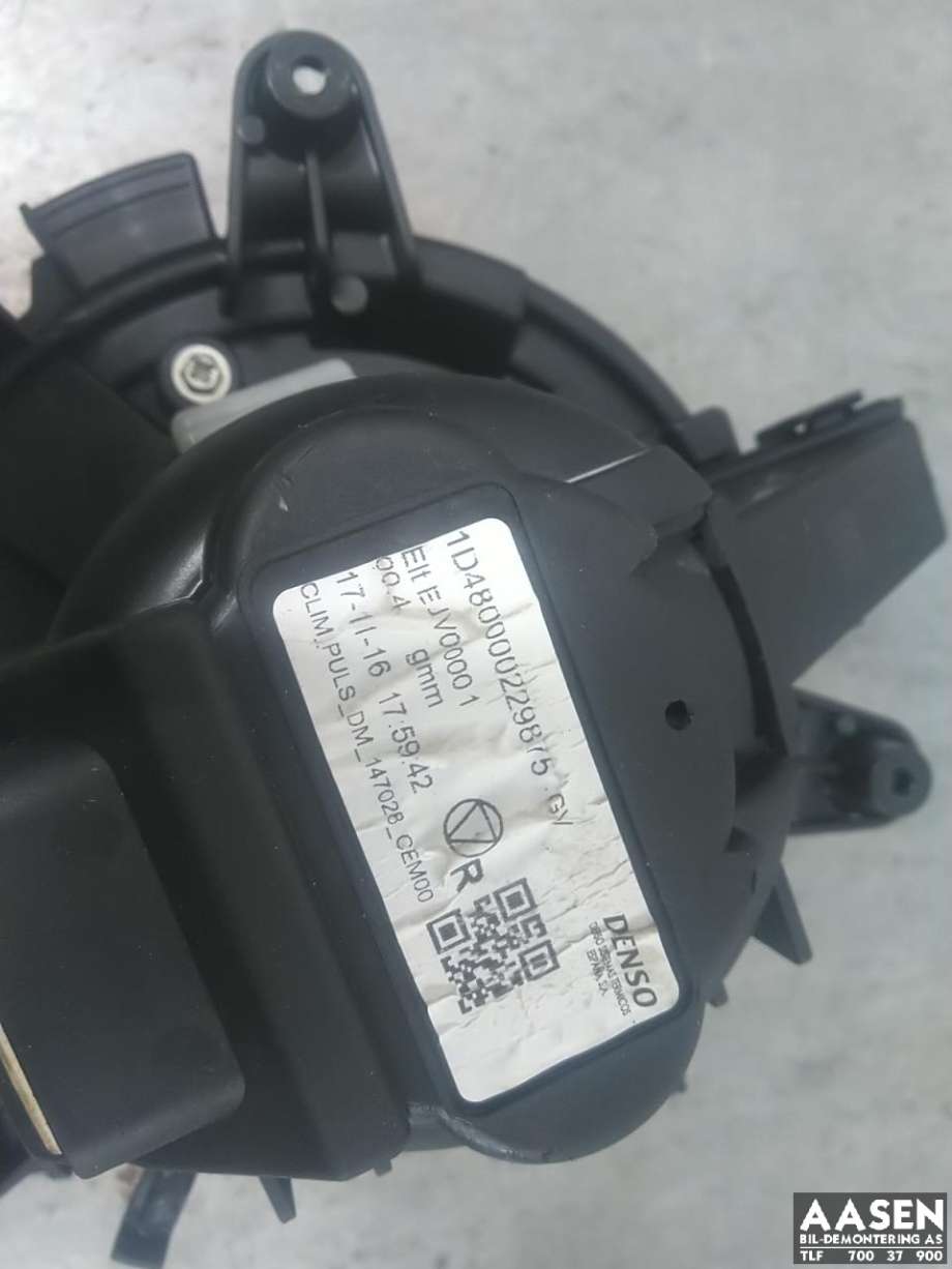 Varmeapparat motor til Peugeot Expert 2016-->> (Type III)  (16 170 627 80|98 497 170 80|)