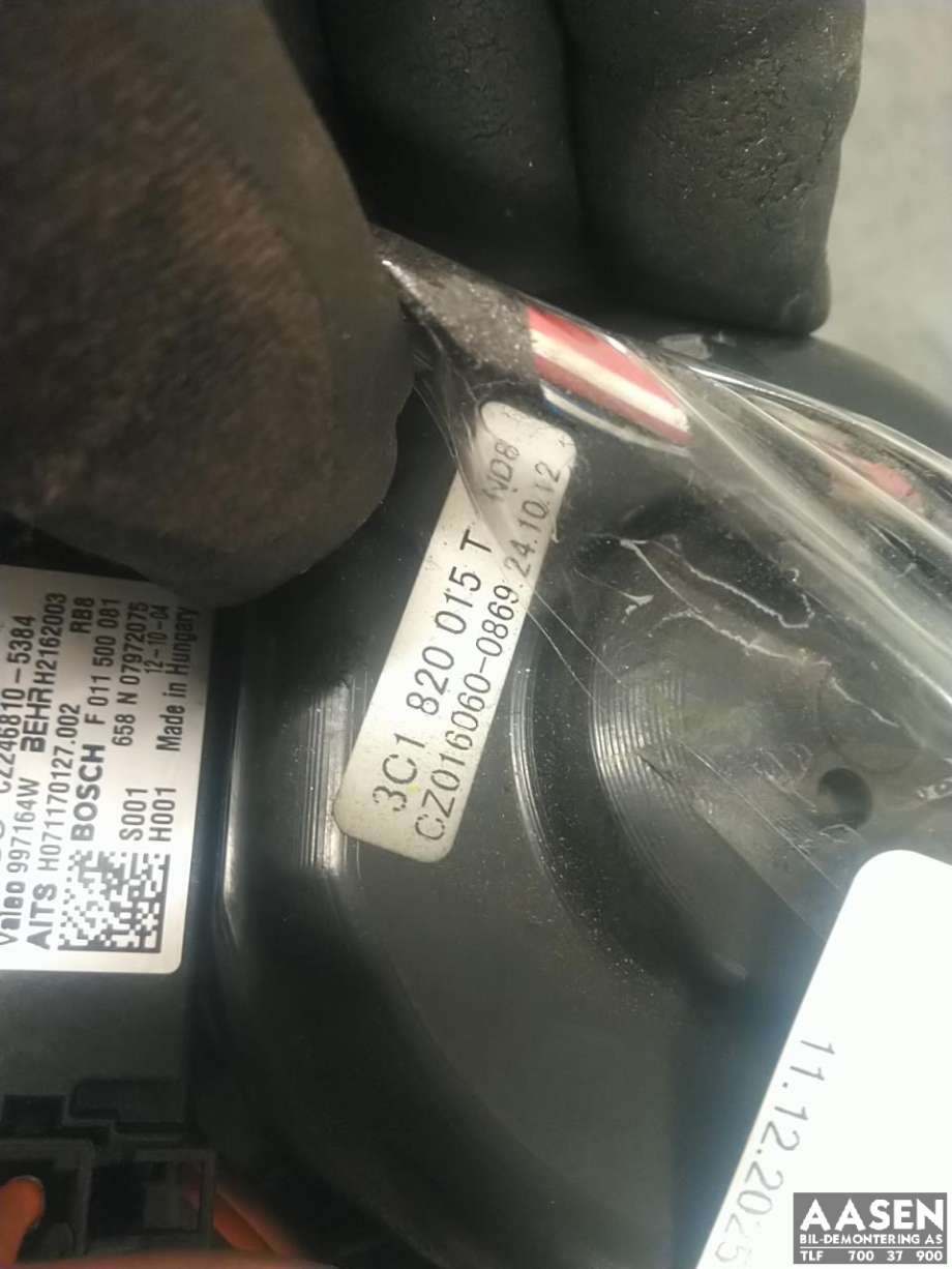 Varmeapparat motor til VW Passat 2011-2015 (B7) (B7) (1K1 820 015 Q|)