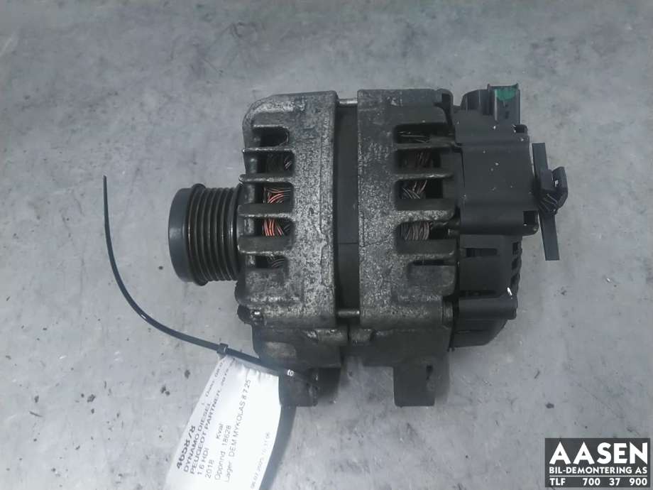 Dynamo diesel til Peugeot Partner 2015-2019 (Type II, Fase 2) (98 105 253 80|)