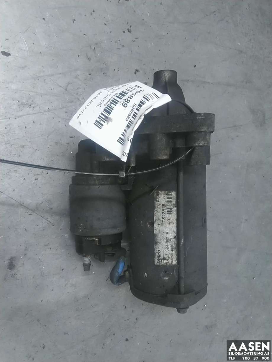 Starter diesel til Peugeot Partner, 2015-2019 (Type II, Fase 2) (5802 Z8)