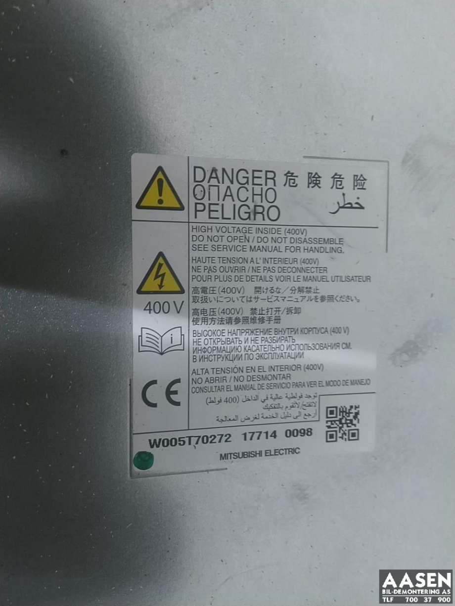 Batterilader (OBC - On Board Charger) til Mitsubishi Outlander 2015-->> (Type III, Fase 2) (9481A082|)