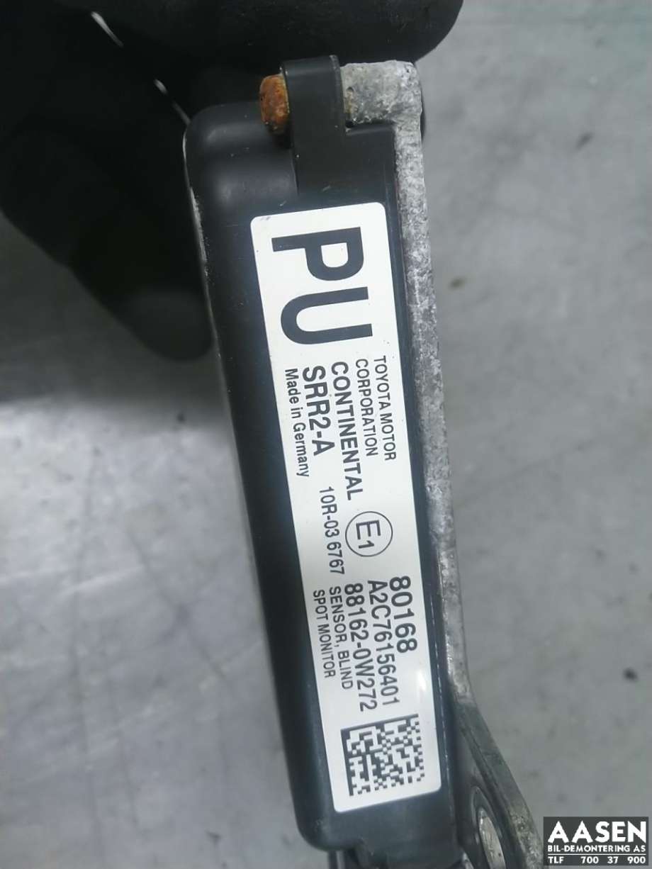Sensor blindsone til Toyota Prius 2016-2023 (Type IV) (combi) (combi) (10R036767|A2C76156401|881620W272)