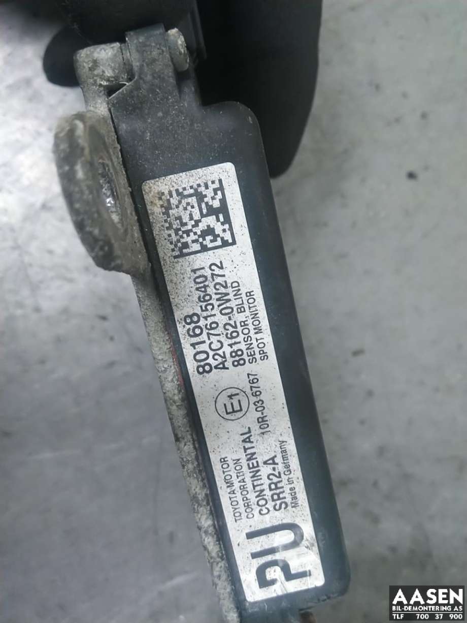 Sensor blindsone til Toyota Prius 2016-2023 (Type IV) (combi) (combi) (881620W272|)