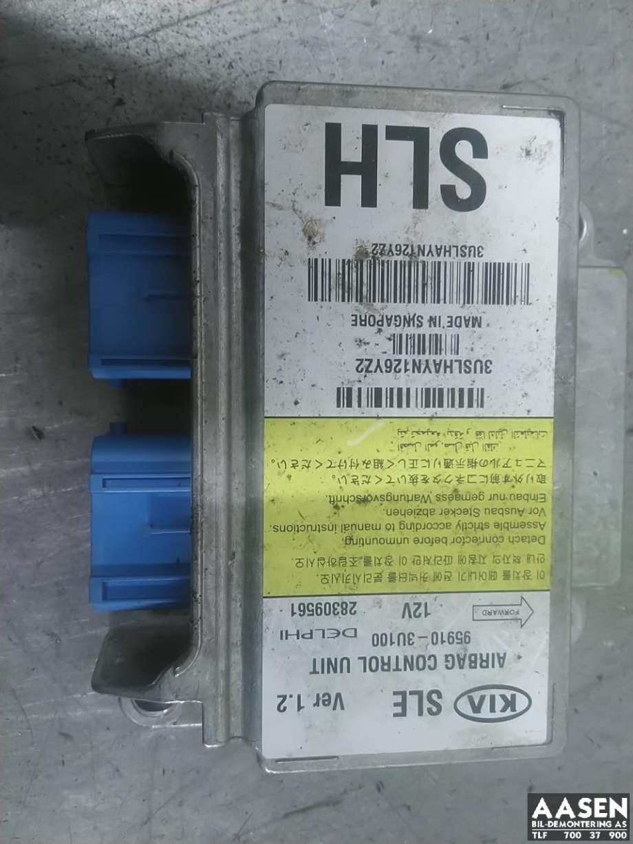 Airbag elektronikk til Kia Sportage, 2010-2016 (Type III) (95910 3U100)