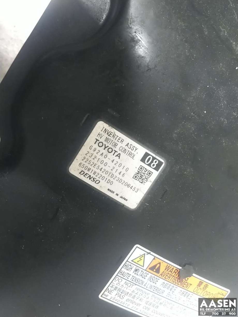 Inverter hybrid til Toyota RAV4 2019-->> (Type V)  (G92A042112|G92A042010|G92A042110)