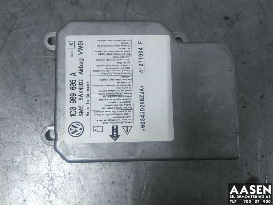 Airbag elektronikk til VW Transporter / Caravelle 2003-2009 (Fase 1) (T5) (T5) (1C0 909 605 A|)