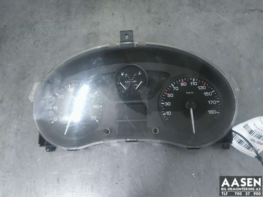 Instrumentpanel til Citroën Jumpy, 2007-2016 (Type II)  