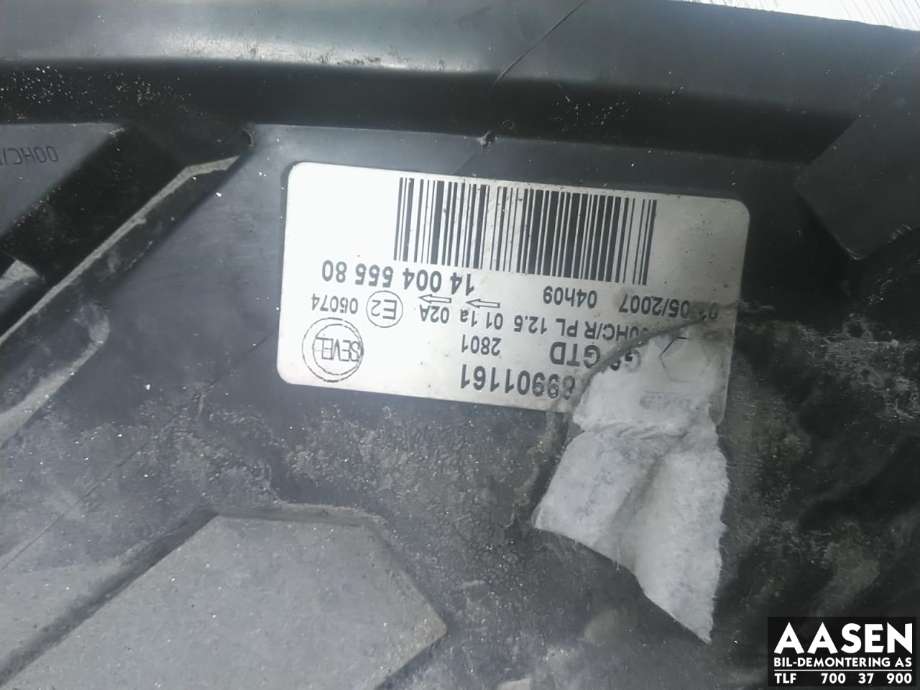 Frontlykt venstre halogen til Citroën Jumpy 2007-2016 (Type II)  