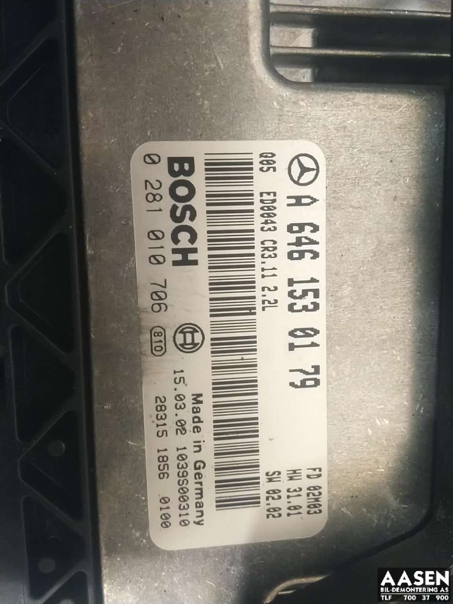 Styreenhet motor til Mercedes E-Klasse 2002-2006 (Fase 1) (W211) (W211) 