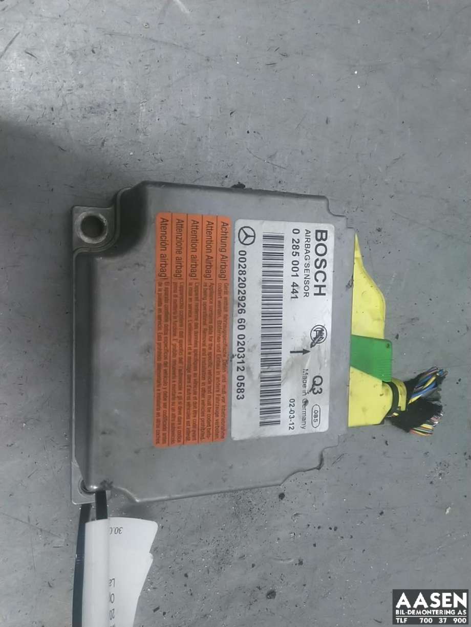 Airbag elektronikk til Mercedes E-Klasse, 2002-2006 (Fase 1) (W211) (W211) 
