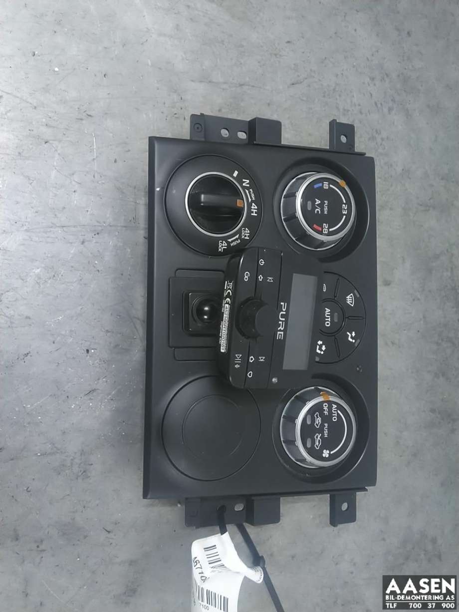 Varmeapparat betjening til Suzuki Grand Vitara, 2005-2015 (Type III)  
