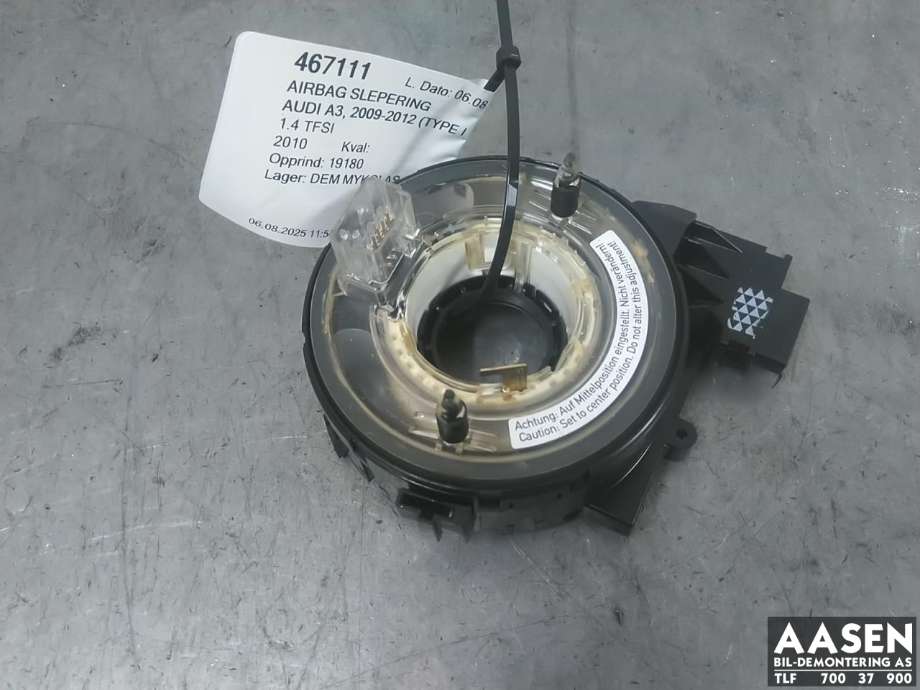 Airbag slepering til Audi A3 2009-2012 (Type II, Fase 2) (1K0 959 653 D|)