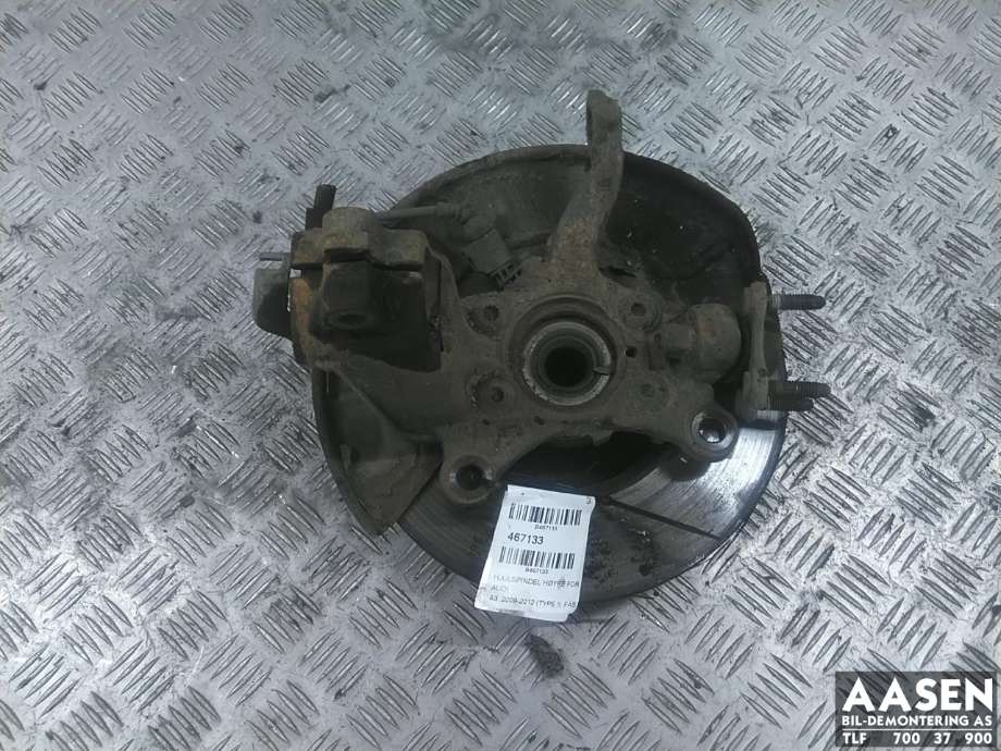 Hjulspindel høyre foran til Audi A3 2009-2012 (Type II, Fase 2) (1K0 407 256 AA|)