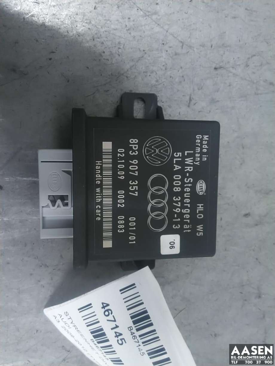 Styreenhet lys (LCM - Light Control Module) til Audi A3 2009-2012 (Type II, Fase 2) (8P3 907 357|8P3 907 357 B|)