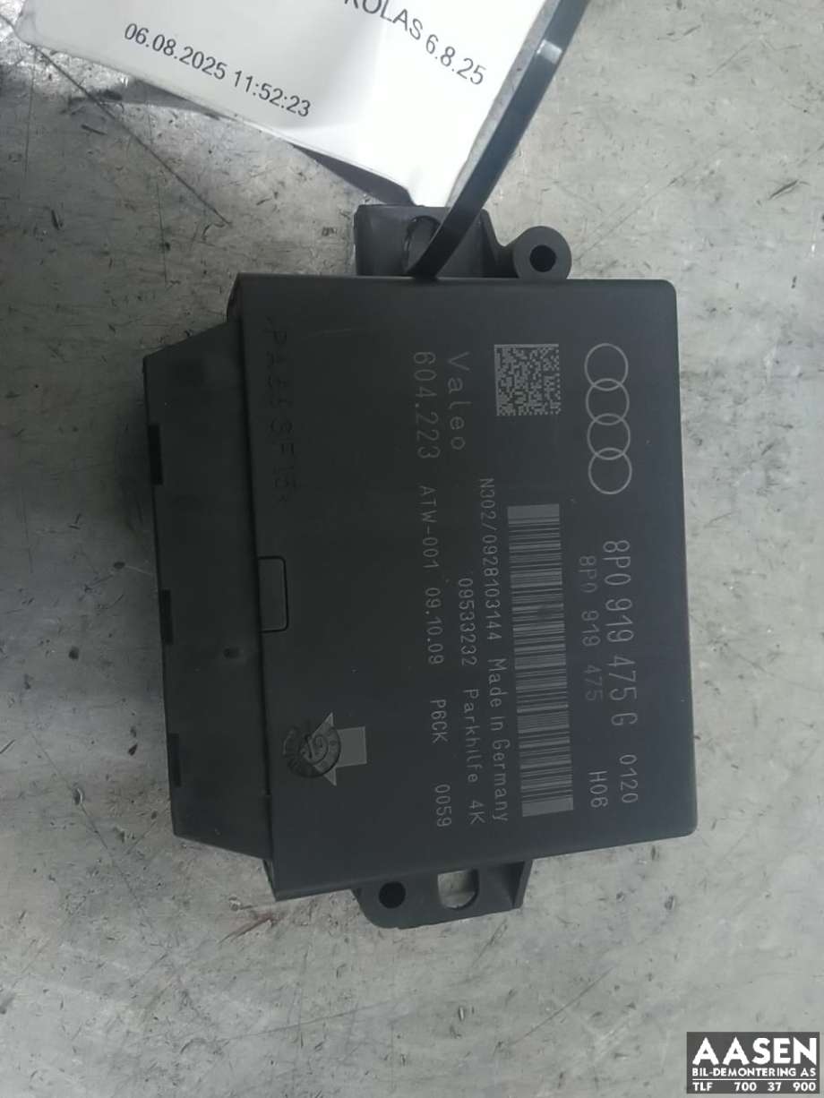Styreenhet parkering til Audi A3 2009-2012 (Type II, Fase 2) (8P0 919 475 G|8P0 919 475 M|)