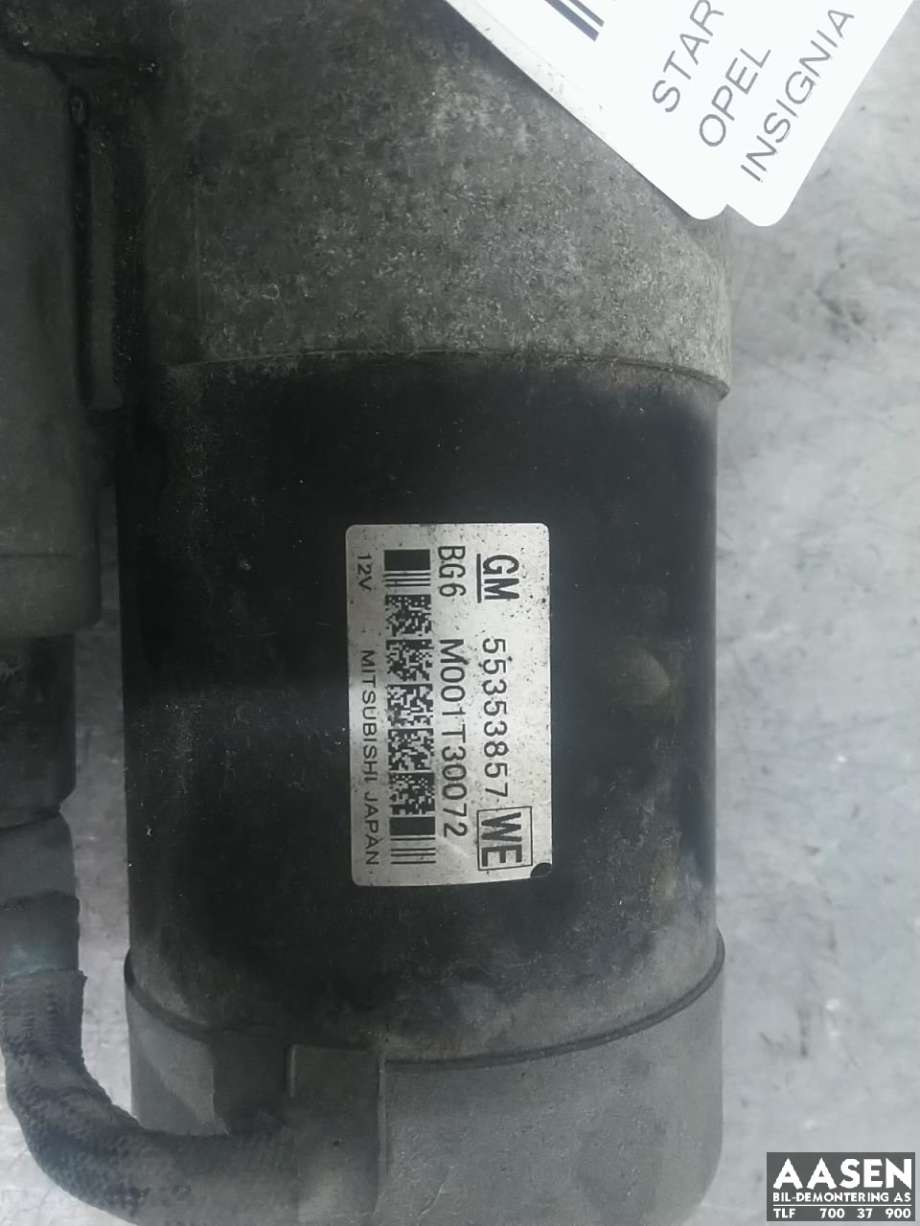 Starter diesel til Opel Insignia A 2009-2014