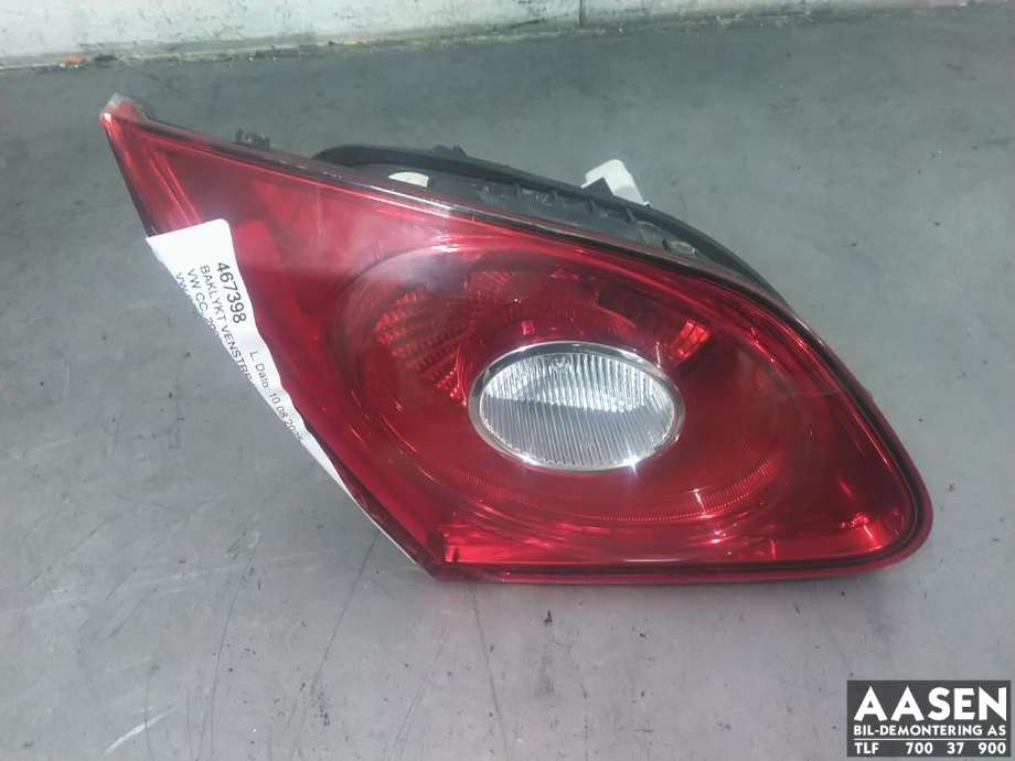 Baklykt venstre indre til VW CC, 2008-2012 (PASSAT CC) (PASSAT CC) (3C8 945 093 F)