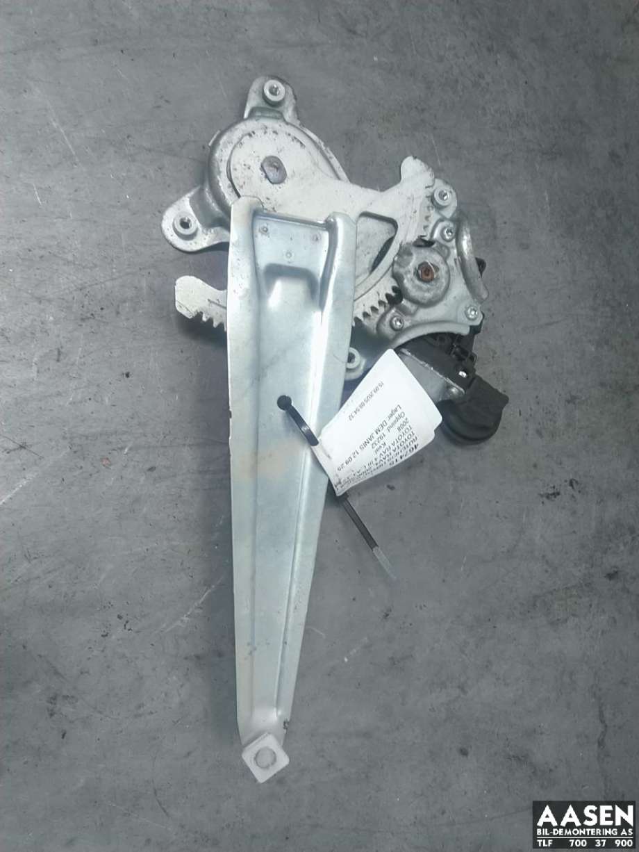 Ruteheis høyre bak til Toyota RAV4, 2006-2009 (Type III, Fase 1)  