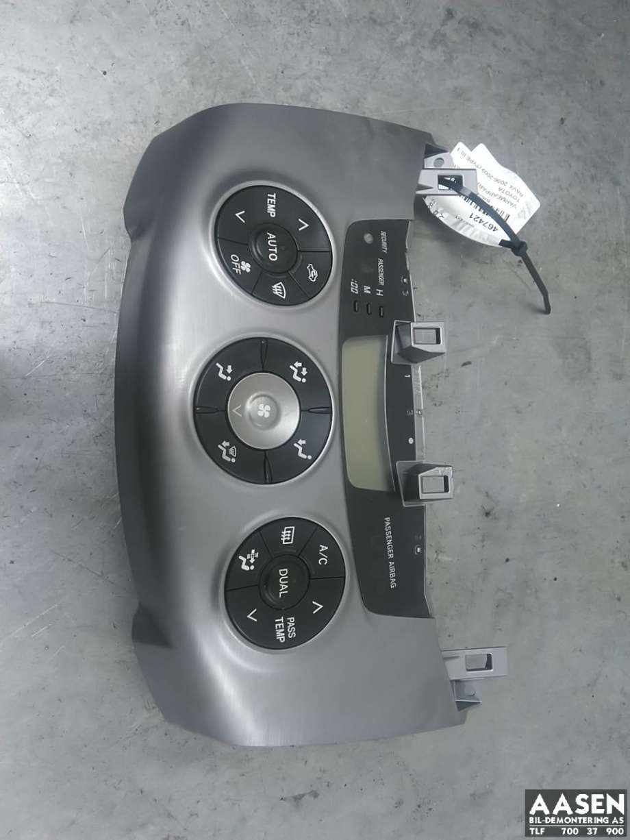 Varmeapparat betjening til Toyota RAV4, 2006-2009 (Type III, Fase 1)  (5590042240)