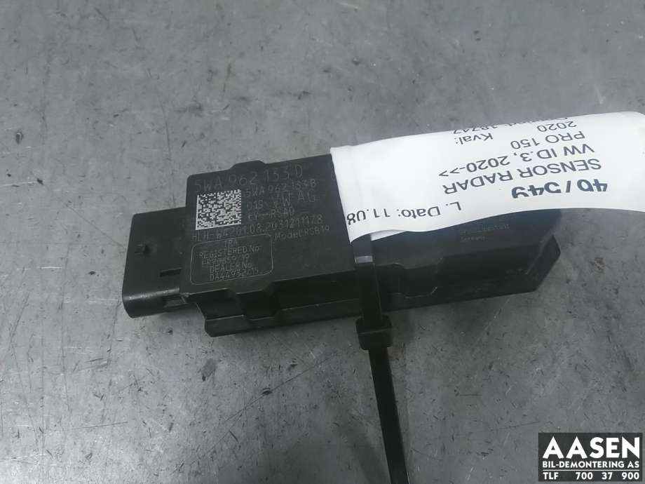 Styreenhet nøkkelfri/keyless til VW ID.3 2020-->> (5WA 962 133 D|)