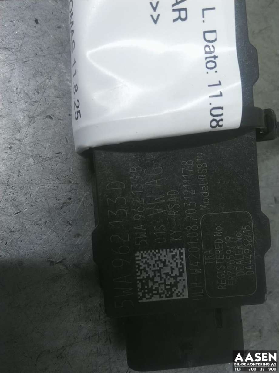 Styreenhet nøkkelfri/keyless til VW ID.3 2020-->> (5WA 962 133 D|)