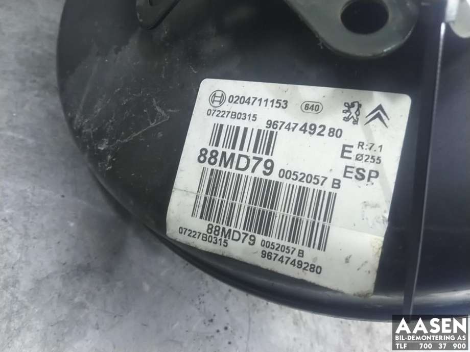 Bremsekraft-forsterker til Citroën C4 2011-2017 (Type II)  (4535 ER|)