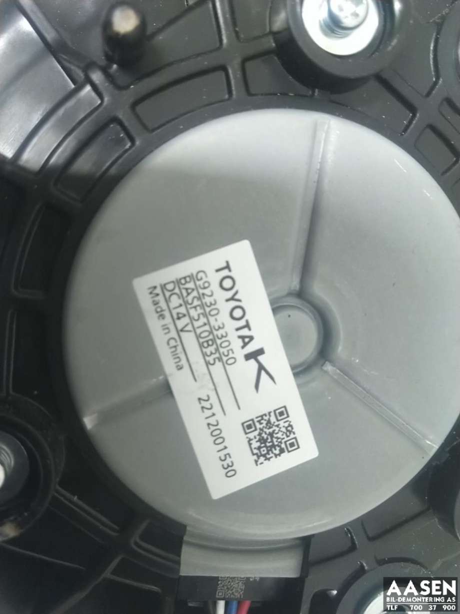 Batteri kjølevifte til Toyota RAV4 2019-->> (Type V)  (G923033050|)