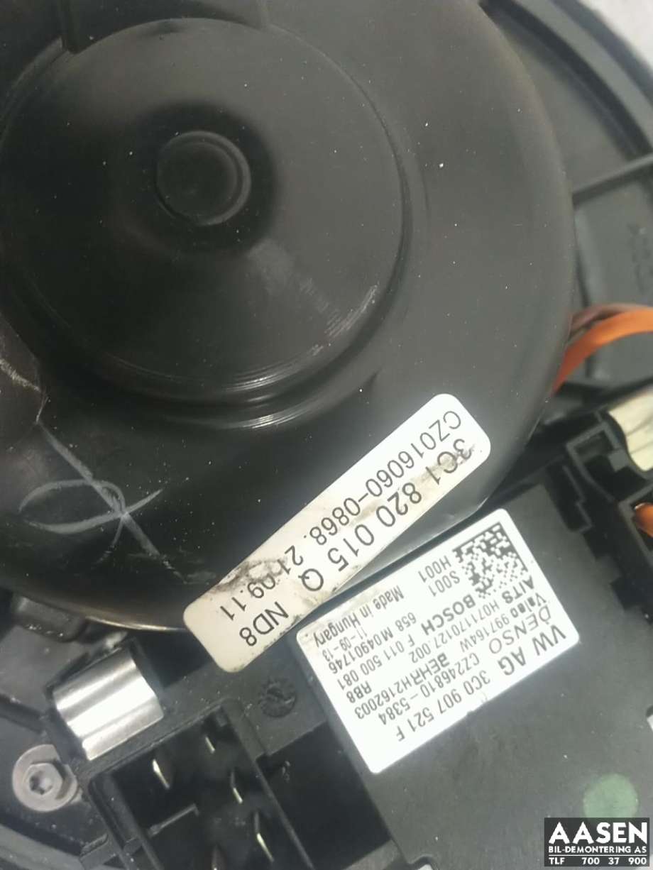 Varmeapparat motor til VW Tiguan 2011-2016 (Type I, Fase 2) (1K1 820 015 Q|)