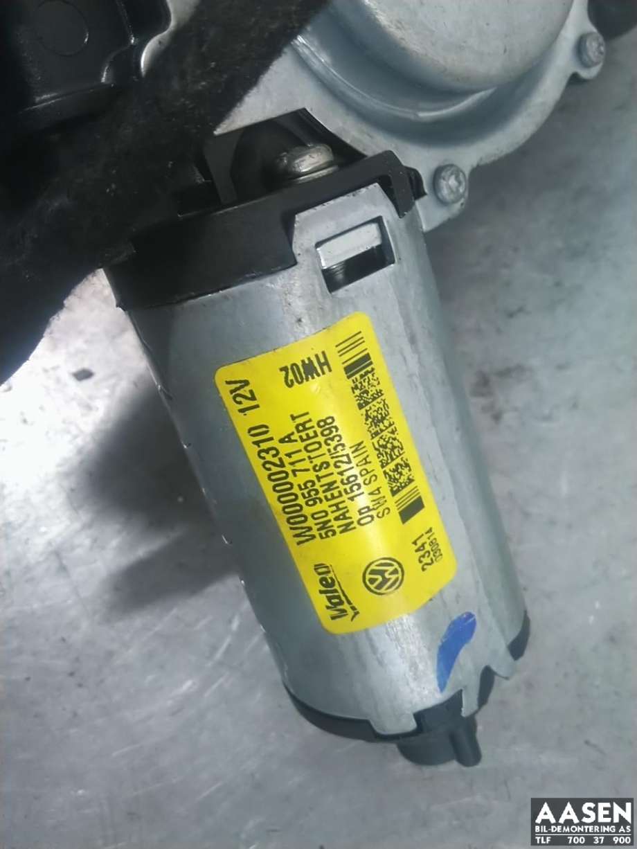 Viskermotor bakrute til VW Tiguan 2011-2016 (Type I, Fase 2)  (5N0 955 711 B|)