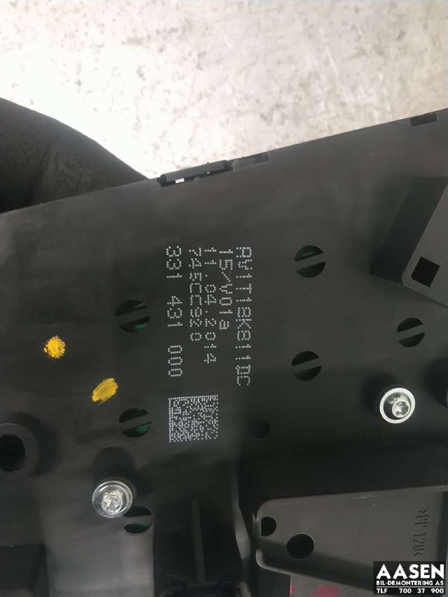 Bilstereo betjeningspanel til Ford Transit Courier 2014-2018 (Type I, Fase 1)  