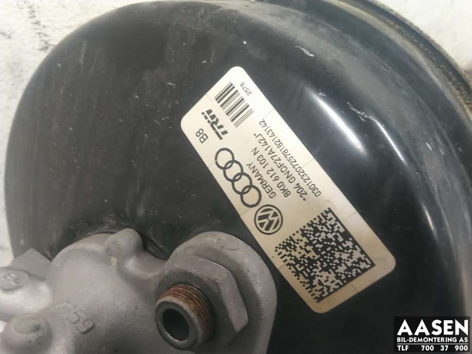 Bremsekraft-forsterker til Audi A4, Allroad 2009-2016 (Type I) (B8) (B8) (8K0 612 107 D|)