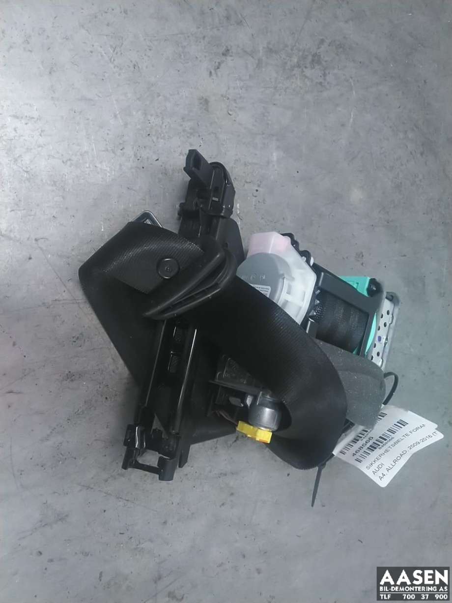 Sikkerhetsbelte foran høyre til Audi A4, Allroad 2009-2016 (Type I) (B8) (B8) (8K1 857 706 AJ|)