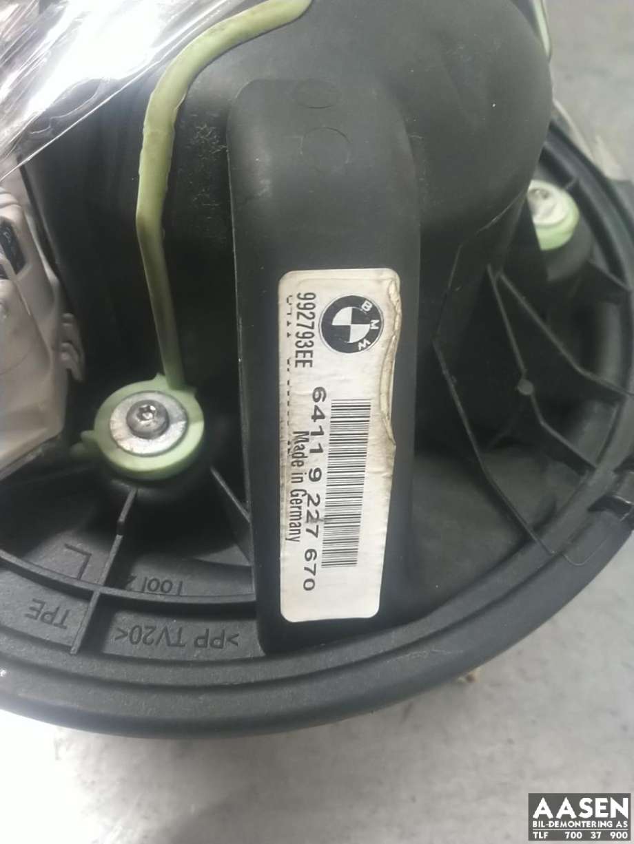 Varmeapparat motor til BMW 3-Serie 2005-2011 (E90/E91/E92/E93) (E90/E91/E92/E93) (64 11 9 227 670|)